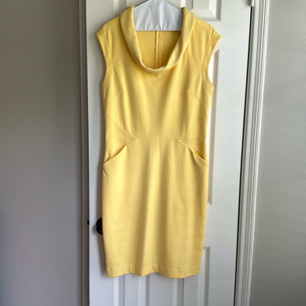 Banana Republic ponte Cowl-neck dress Sz 10
